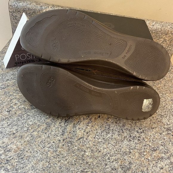 SAS Step Out  Brown Leather Mary Jane Comfort Shoes Size 10‎ Narrow (Bin #4) - Picture 9 of 12